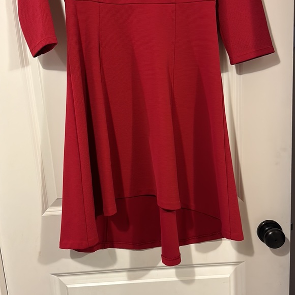 Red high low dress - Picture 2 of 2